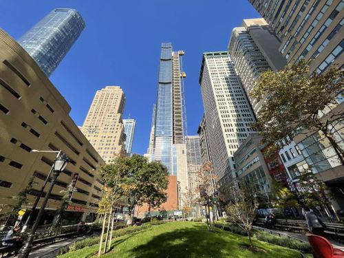 Jolie On Greenwich Continues Progress At 77 Greenwich Street In Financial District, Manhattan